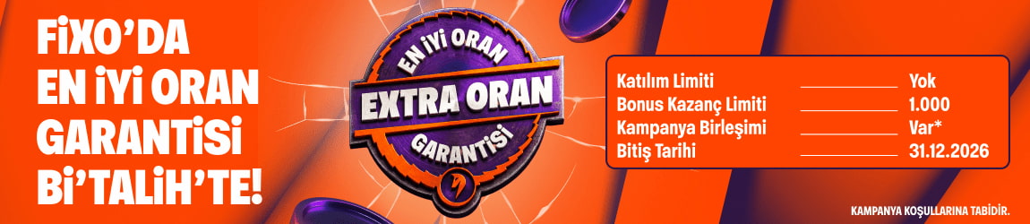 EXTRA ORAN Bİ’TALİH’TE!